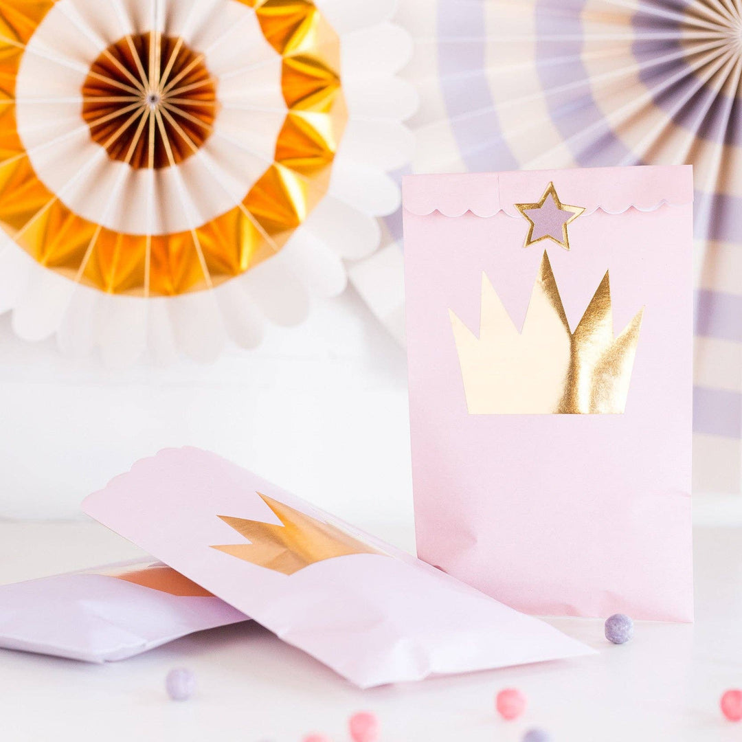 PLPC15 - Paper Love Princess Treat Bags My Mind’s Eye PLPC15 - Paper Love Princess Treat Bags Bonjour Fete - Party Supplies