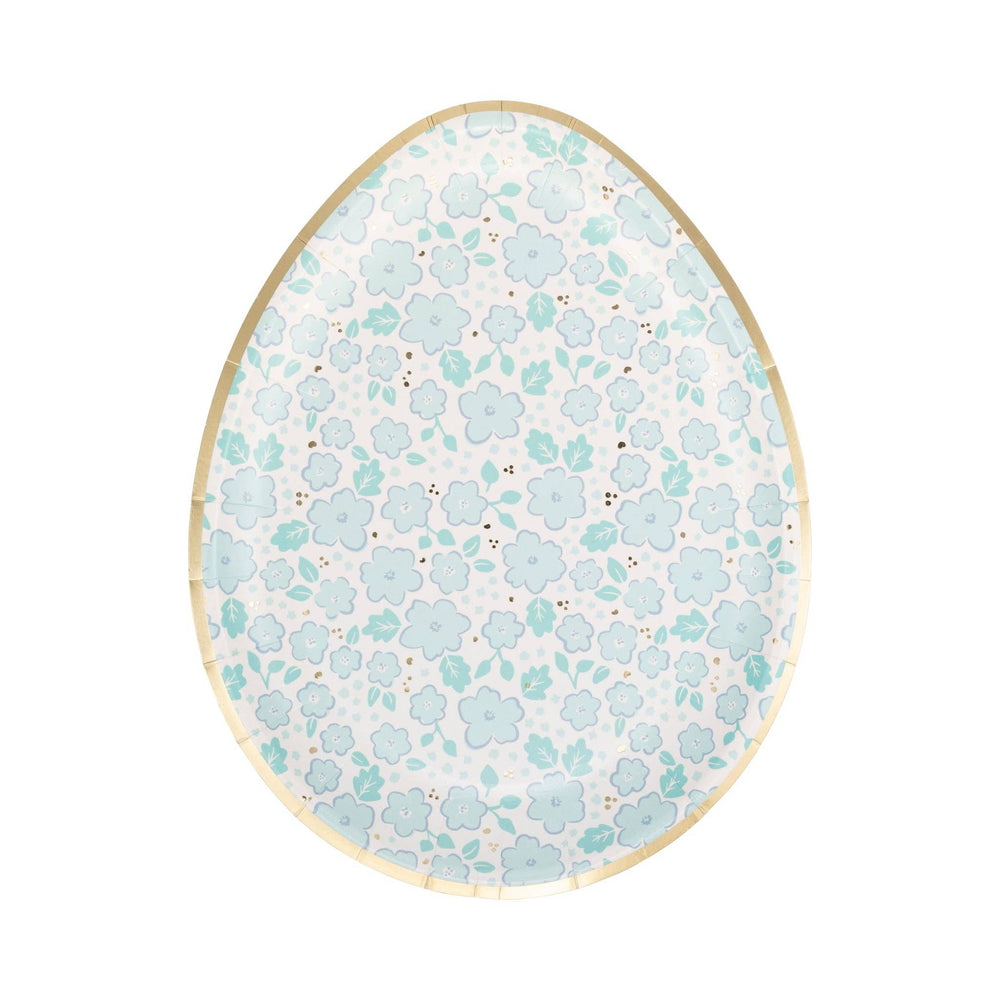 PLPL893 - Ditsy Floral Egg Paper Plate Set My Mind’s Eye PLPL893 - Ditsy Floral Egg Paper Plate Set Bonjour Fete - Party Supplies