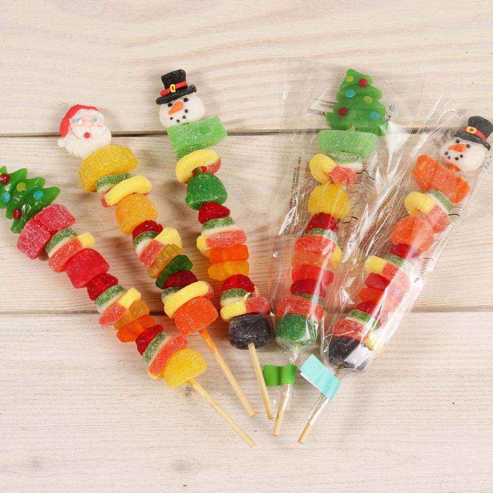 CHRISTMAS GUMMY KABOB Coblentz Chocolate Company Christmas Candy Bonjour Fete - Party Supplies