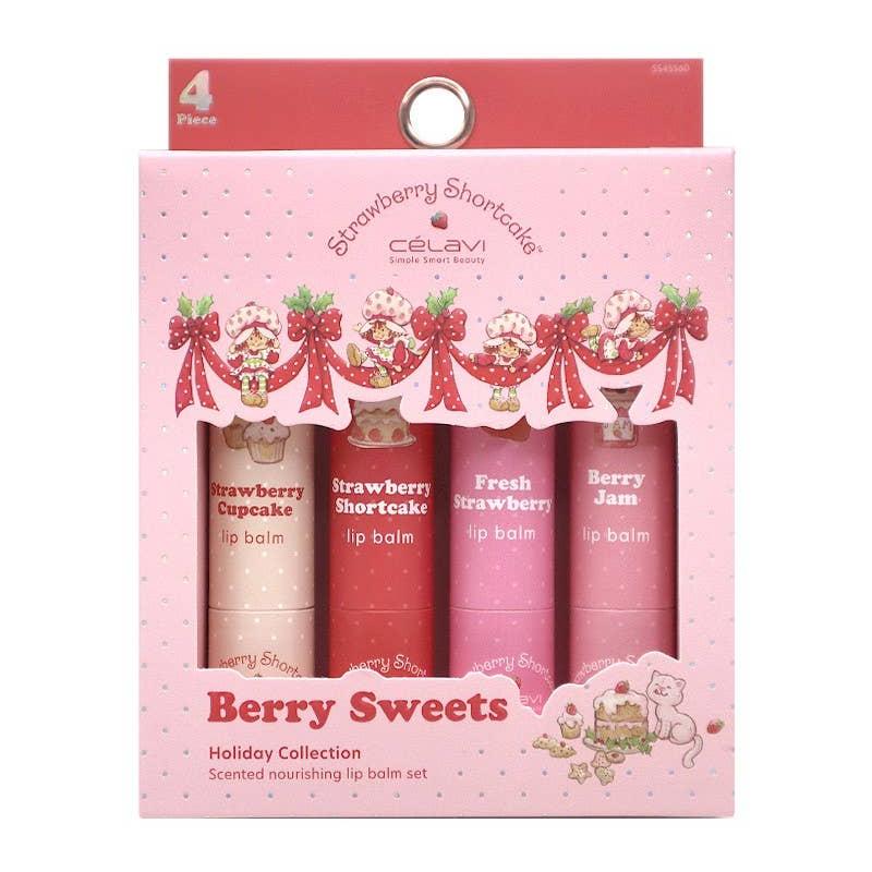 Celavi SS45560 Strawberry Shortcake Berry Lip Balm Set - 12 PINEAPPLE Beauty Celavi SS45560 Strawberry Shortcake Berry Lip Balm Set - 12 Bonjour Fete - Party Supplies