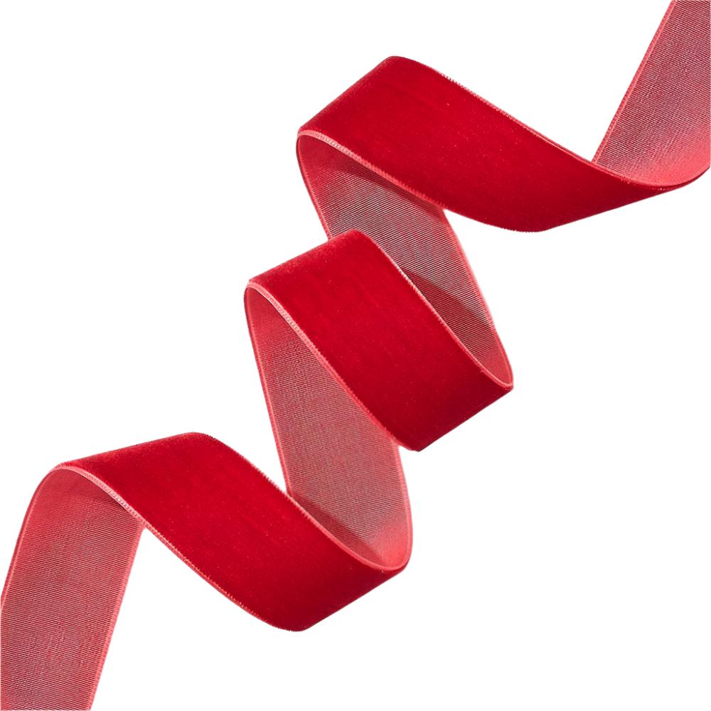 RED VELVET RIBBON Paper Source Wholesale Gift Wrapping Bonjour Fete - Party Supplies