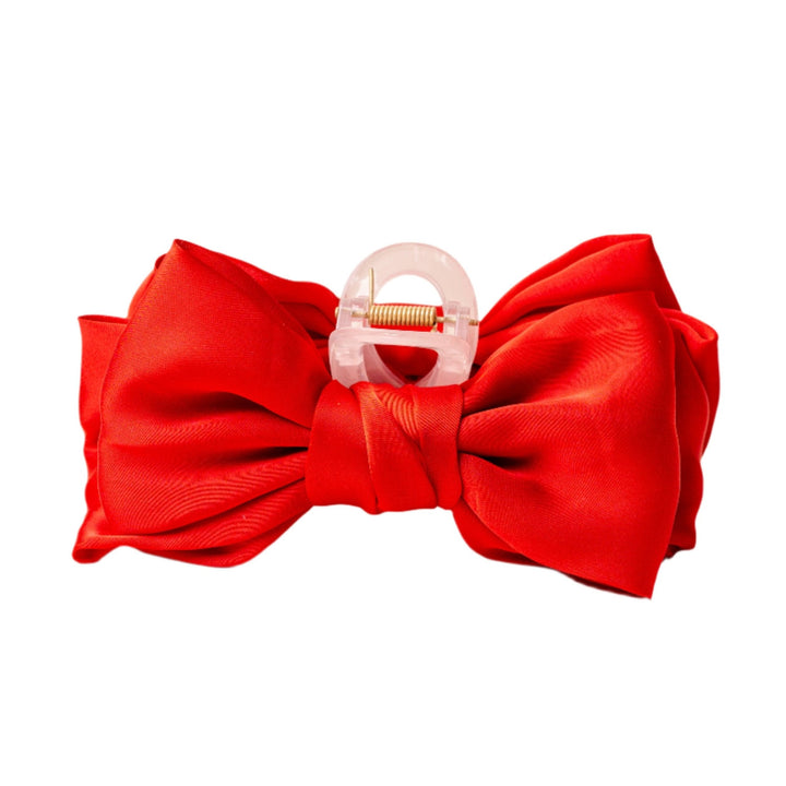 SATIN BOW CLAW CLIP The Darling Effect Valentine's Day Accessories SATIN BOW CLAW CLIP Bonjour Fete - Party Supplies