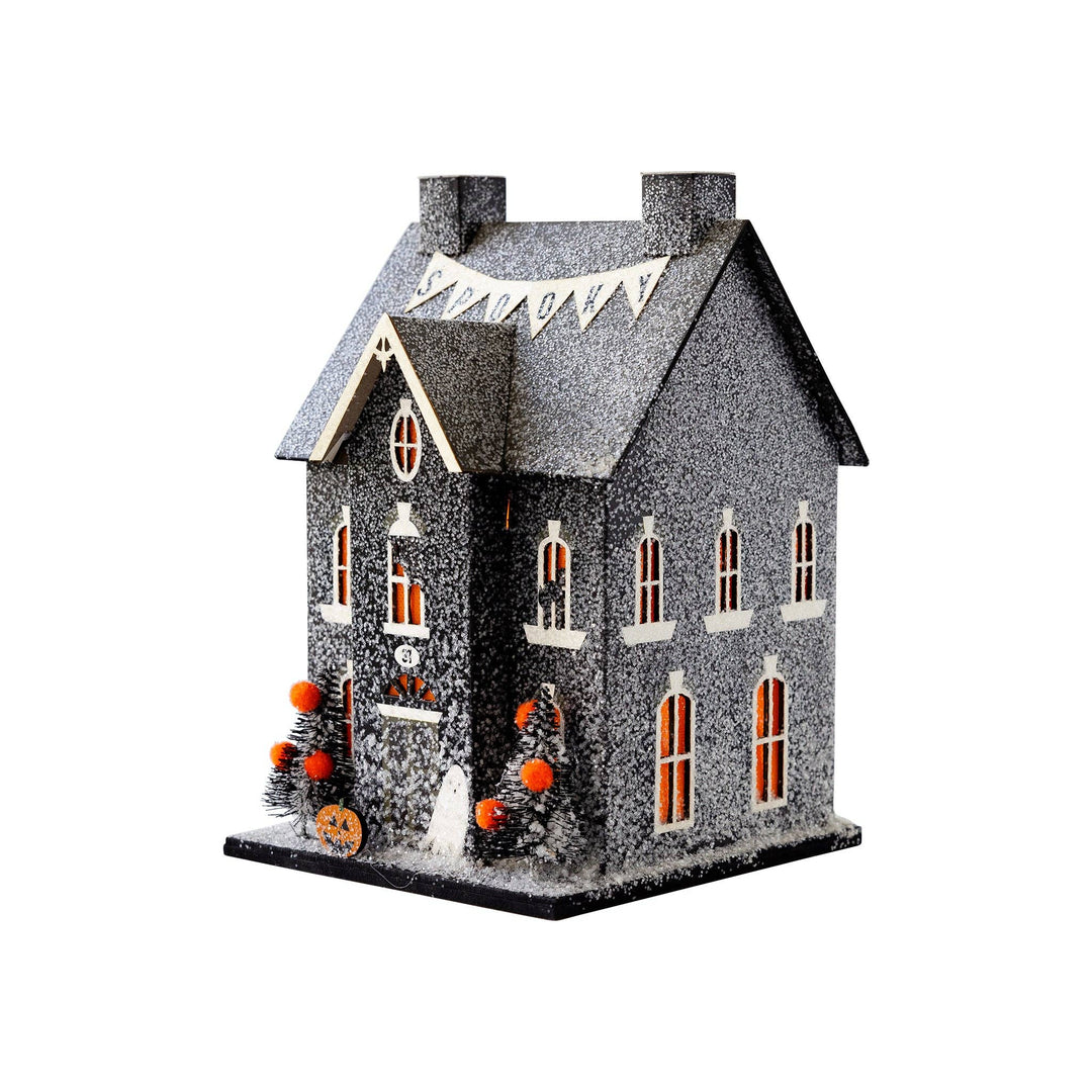 HAUNTED HOME HAUNTED VILLAGE HOUSE My Mind’s Eye Halloween Home Decor Bonjour Fete - Party Supplies