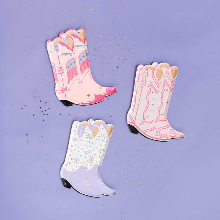 Pony Tales Large "Boot" Plates Jollity & Co. + Daydream Society Pony Tales Large "Boot" Plates Bonjour Fete - Party Supplies