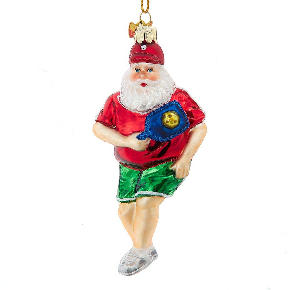  Pickleball Santa Ornament Bonjour Fete Party Supplies Christmas Ornaments