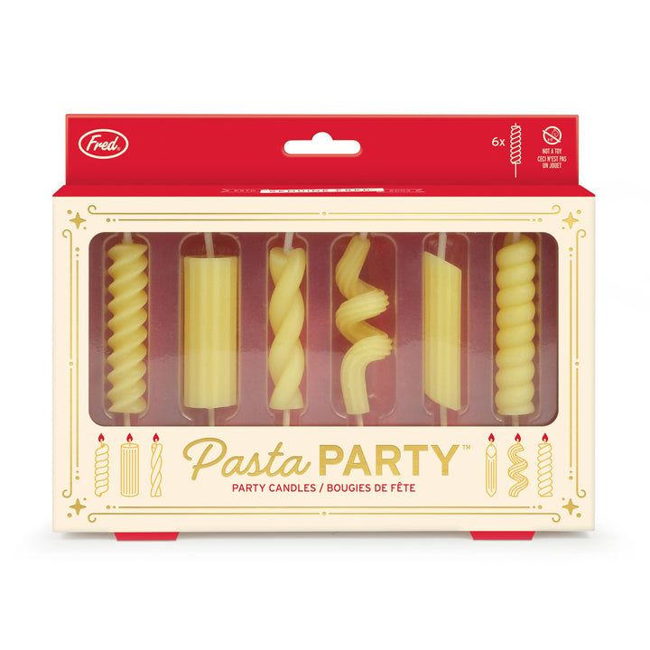 PASTA NOODLE BIRTHDAY CANDLES Fred & Friends Birthday Candles & Sparklers PASTA NOODLE BIRTHDAY CANDLES Bonjour Fete - Party Supplies