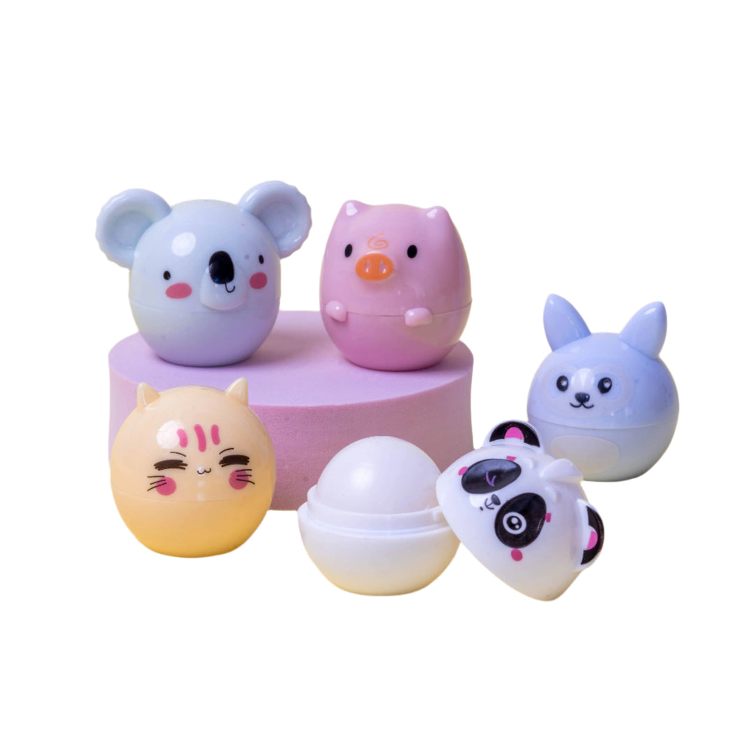 CUTE ANIMALS LIP BALM Toysmith Bath & Body CUTE ANIMALS LIP BALM Bonjour Fete - Party Supplies