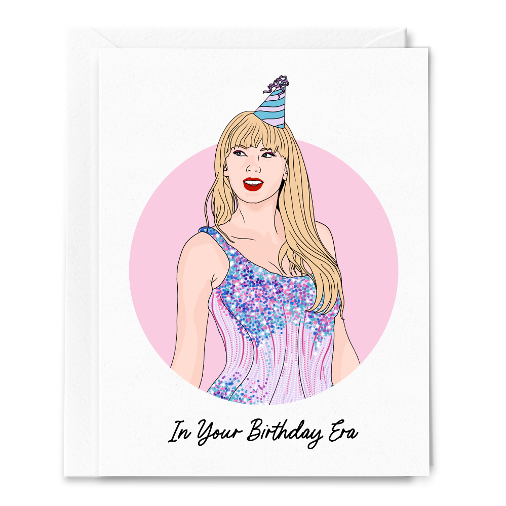 Taylor Swift Birthday Era Card Bonjour Fete Party Supplies Happy Birthday