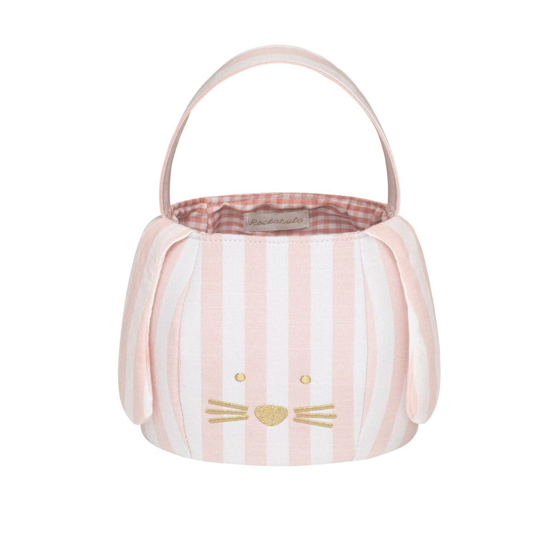 Stripy Bunny Bucket Bag Rockahula Kids Stripy Bunny Bucket Bag Bonjour Fete - Party Supplies