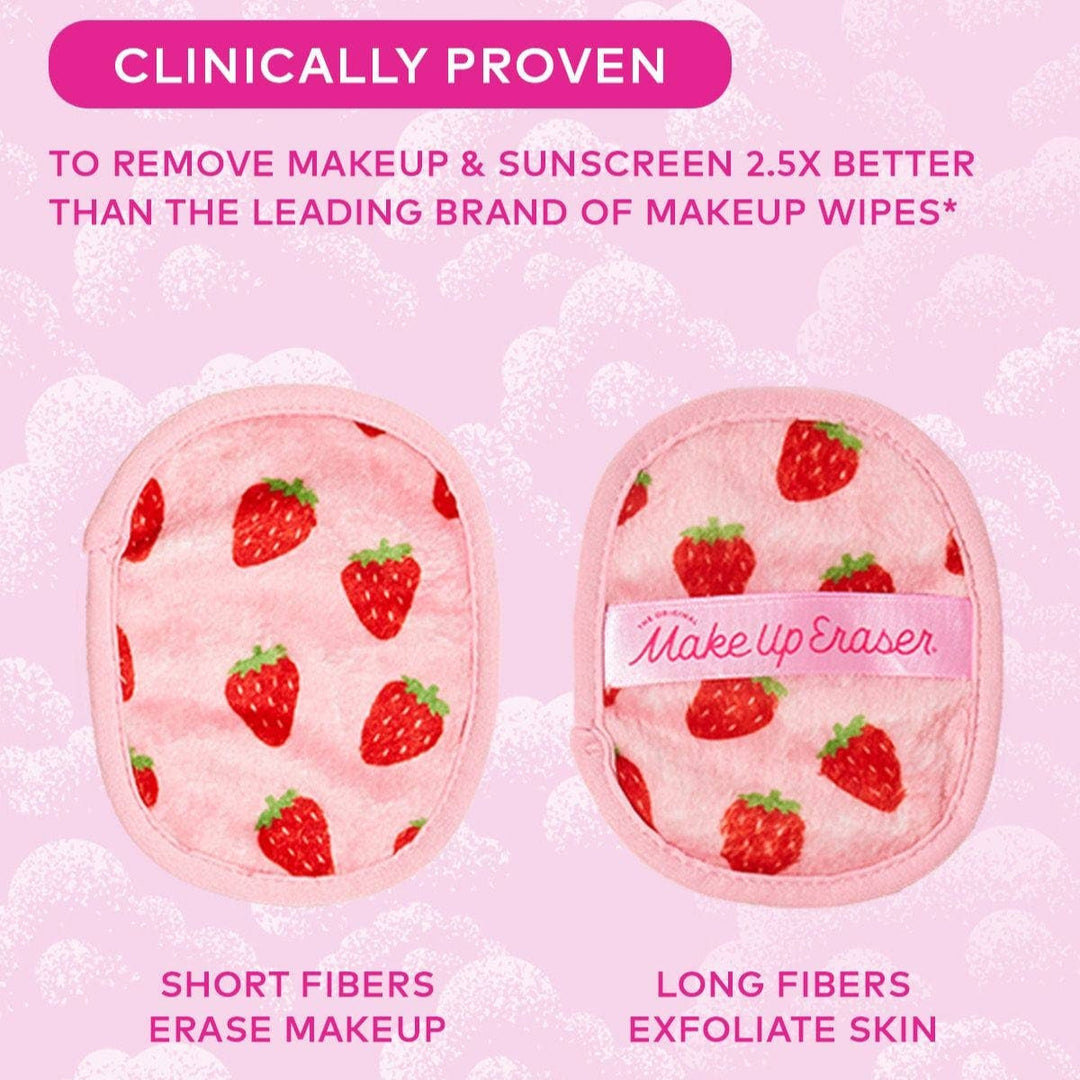 Strawberry Fields 7-Day Set | Limited Edition MakeUp Eraser Bonjour Fete - Party Supplies