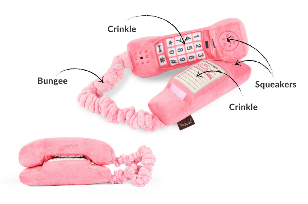 80s Classic - Paw Talk Corded Telephone P.L.A.Y. Pet Lifestyle and You 80s Classic - Paw Talk Corded Telephone Bonjour Fete - Party Supplies