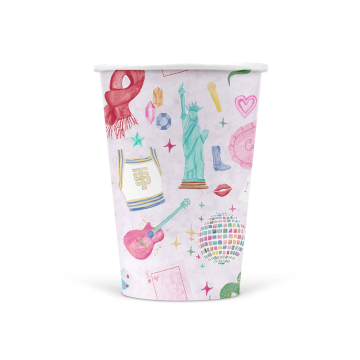 TAYLOR SWIFT ERAS ICON CUPS Gracefully Made Art Cups Bonjour Fete - Party Supplies