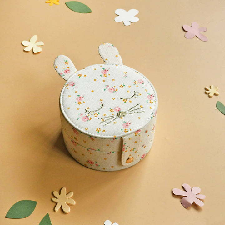 Tiny Blossom Bunny Jewellery Box Rockahula Kids Tiny Blossom Bunny Jewellery Box Bonjour Fete - Party Supplies