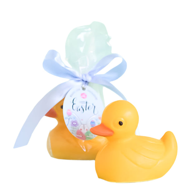 5oz Easter White Chocolate Rubber Ducky Maggie Lyon Chocolatiers 5oz Easter White Chocolate Rubber Ducky Bonjour Fete - Party Supplies