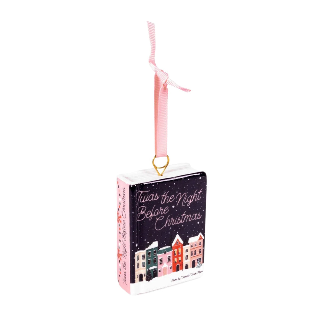 Twas The Night Before Christmas Book Ornament Bonjour Fete Party Supplies Christmas Ornament