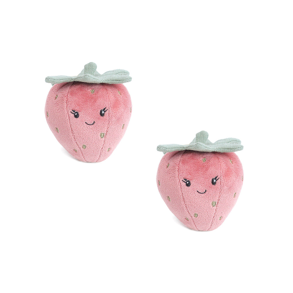 Strawberry Scented Plush Toy-2pcs assortment MON AMI Dolls, Scented Dolls and Sachets Strawberry Scented Plush Toy-2pcs assortment Bonjour Fete - Party Supplies