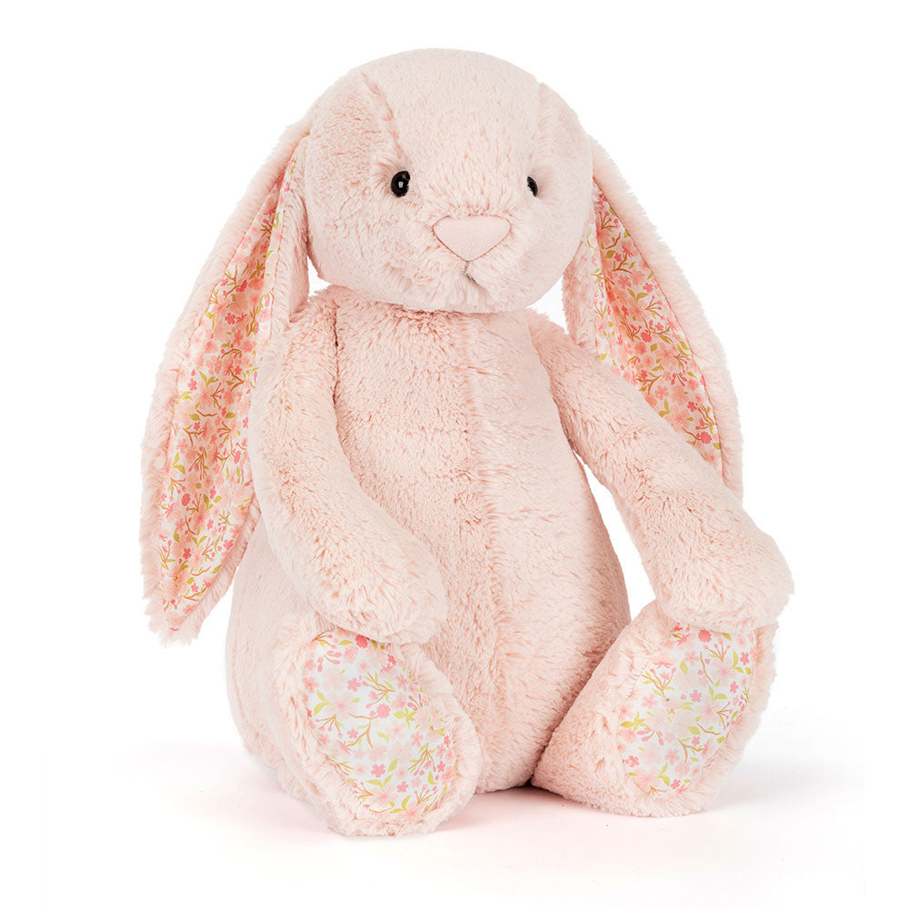 CHERRY BLOSSOM BLUSH BUNNY BY JELLYCAT Jellycat Dolls & Stuffed Animals CHERRY BLOSSOM BLUSH BUNNY BY JELLYCAT Bonjour Fete - Party Supplies