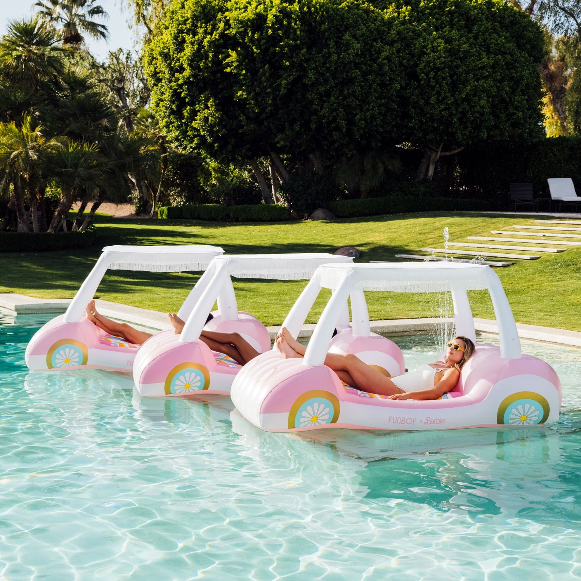 Barbie pool floats online