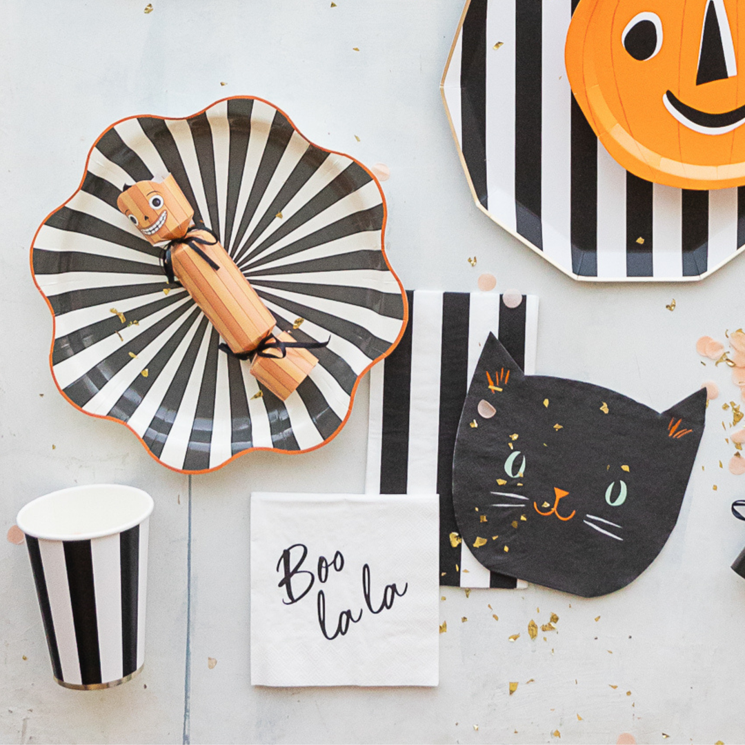 BOO LA LA COCKTAIL NAPKINS Bonjour Fete Halloween Party Supplies Bonjour Fete - Party Supplies