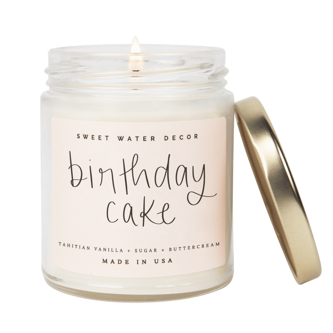 BIRTHDAY CAKE SOY CANDLE Sweet Water Decor Candles Bonjour Fete - Party Supplies