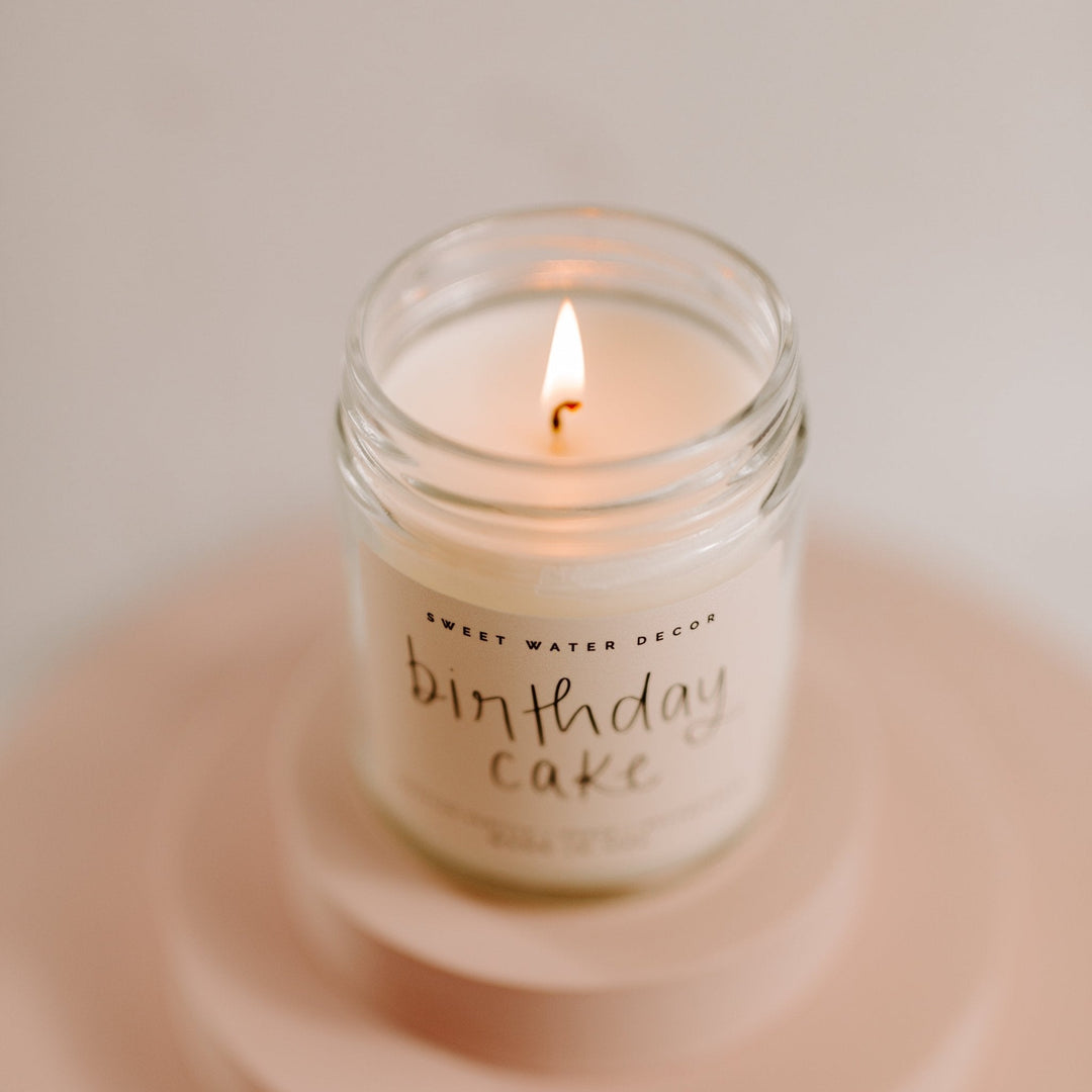 BIRTHDAY CAKE SOY CANDLE Sweet Water Decor Candles Bonjour Fete - Party Supplies