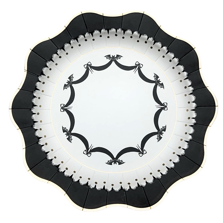 ELEGANT HALLOWEEN DINNER PLATES Bonjour Fete Halloween Party Supplies Bonjour Fete - Party Supplies