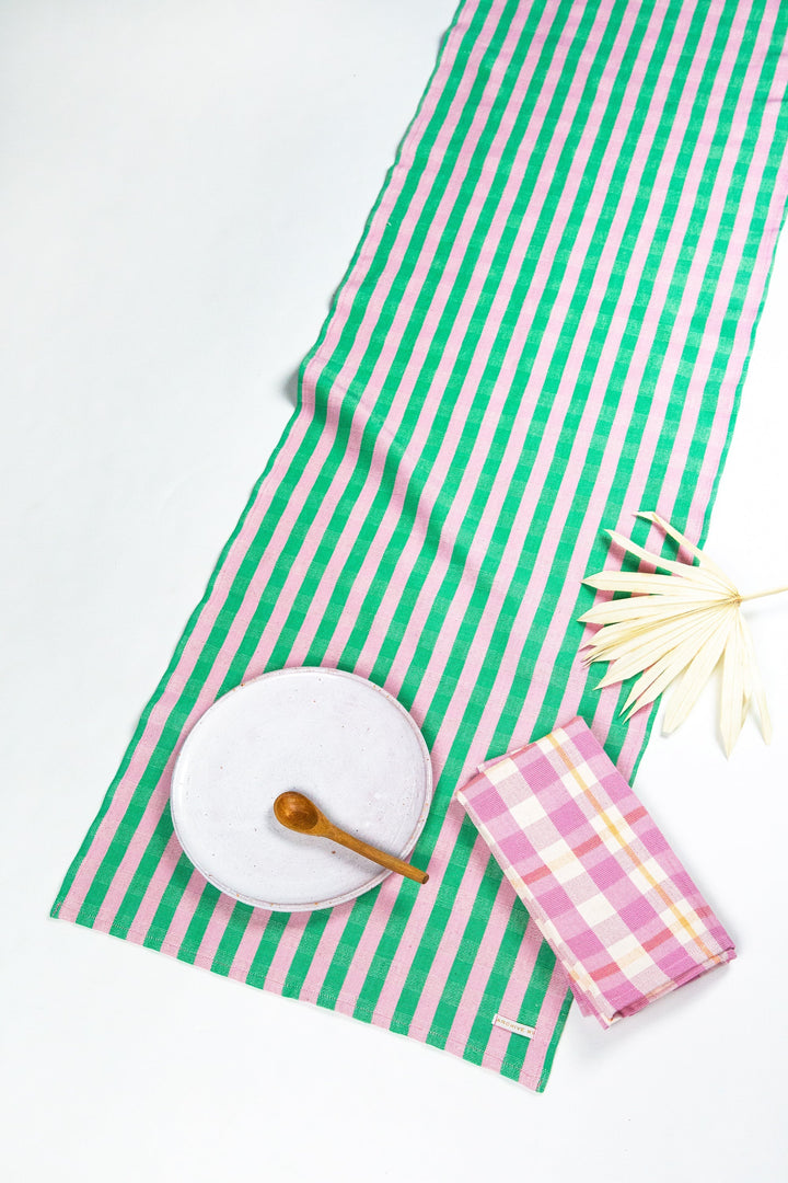 Flora Stripe Runner Archive New York Kitchen Flora Stripe Runner Bonjour Fete - Party Supplies