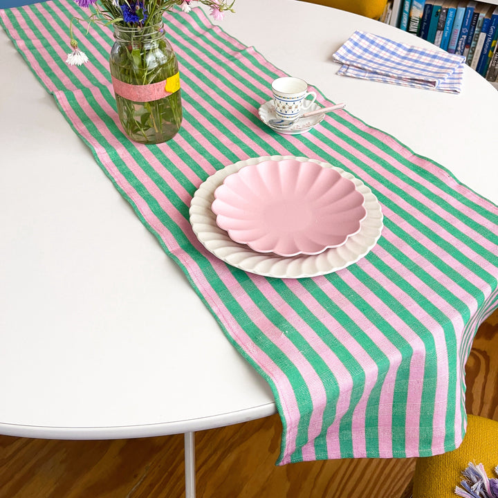 Flora Stripe Runner Archive New York Kitchen Flora Stripe Runner Bonjour Fete - Party Supplies