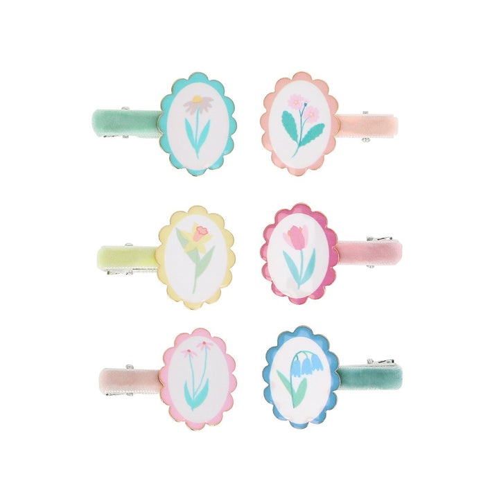 FLOWER CAMEO HAIR CLIPS Meri Meri Kid's Accessories & Costumes Bonjour Fete - Party Supplies