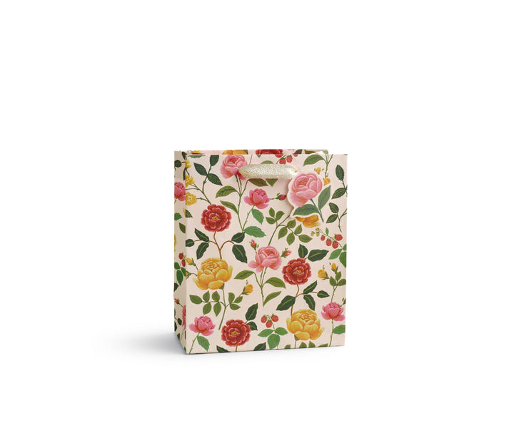 ROSES GIFT BAG Rifle Paper Co. Gift Wrapping MEDIUM Bonjour Fete - Party Supplies