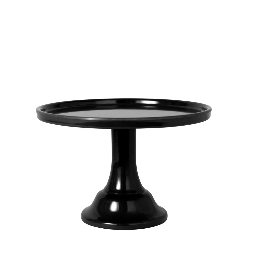 Small Ink Black Melamine Cake Stand Bonjour Fete Party Supplies Halloween Baking