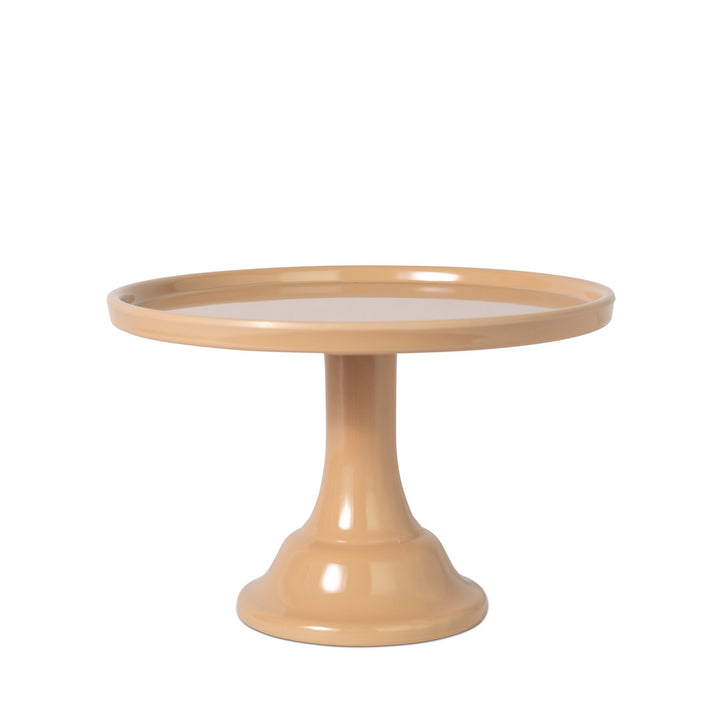 Large Latte Brown Melamine Cake Stand Bonjour Fete Party Supplies Thanksgiving Home Decor