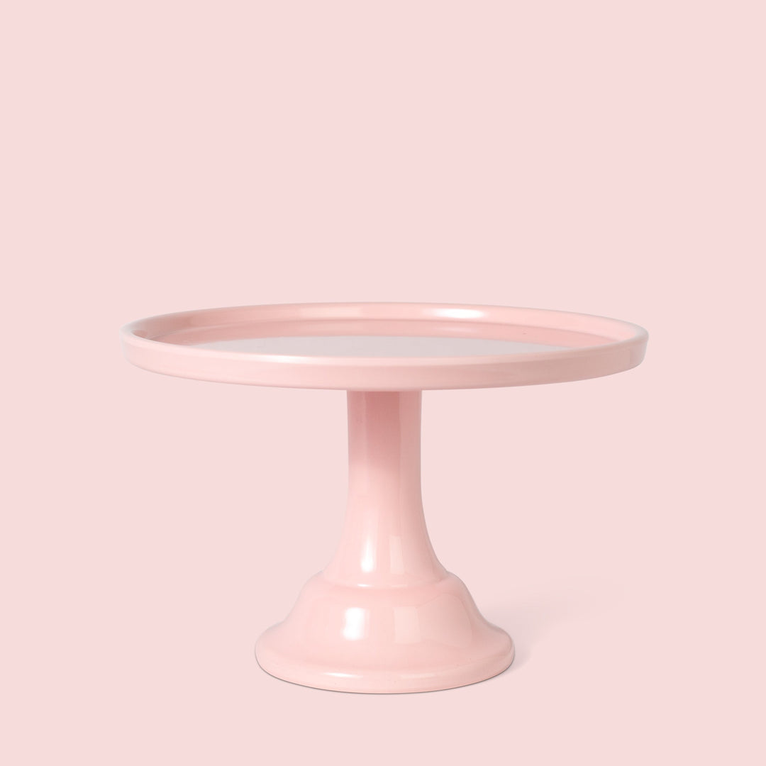 Small Peony Pink Melamine Cake Stand Bonjour Fete Party Supplies Valentine's Day Baking