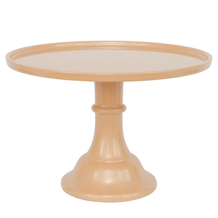 Large Latte Brown Melamine Cake Stand Bonjour Fete Party Supplies Thanksgiving Home Decor