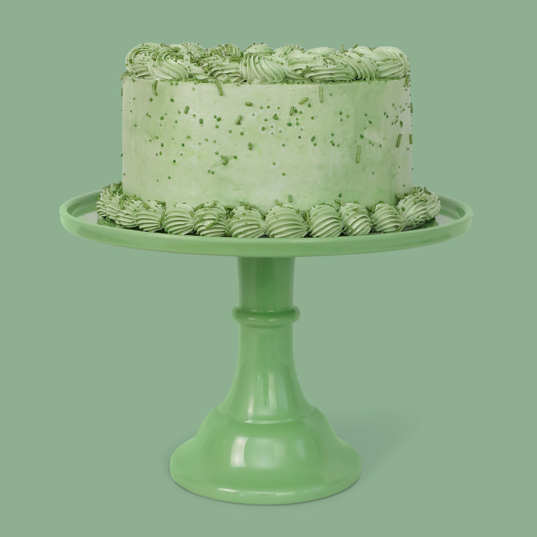 Large Sage Green Melamine Cake Stand Bonjour Fete Party Supplies St. Patrick's Day