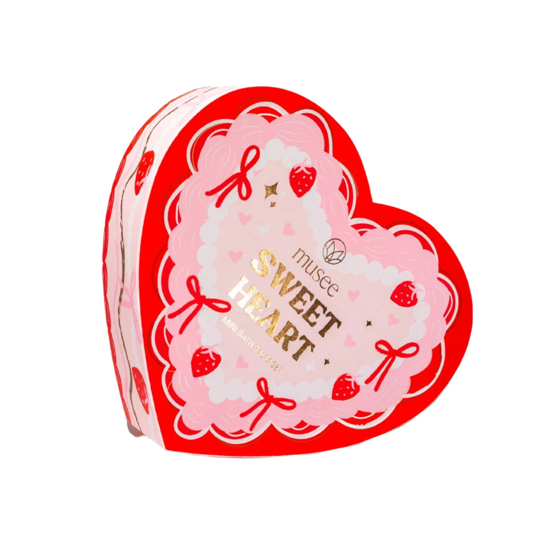 SWEET HEART BATH BALM SET Musee Gift Sets SWEET HEART BATH BALM SET Bonjour Fete - Party Supplies