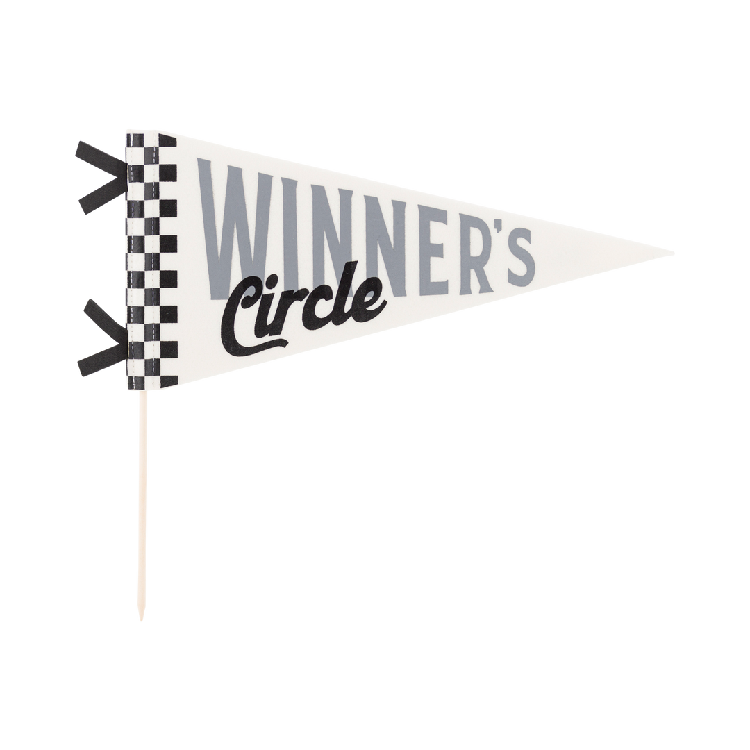 Winner's Circle Felt Pennant Flag Bonjour Fete Party Supplies Vehicles