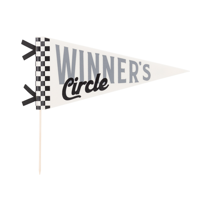 Winner's Circle Felt Pennant Flag Bonjour Fete Party Supplies Vehicles