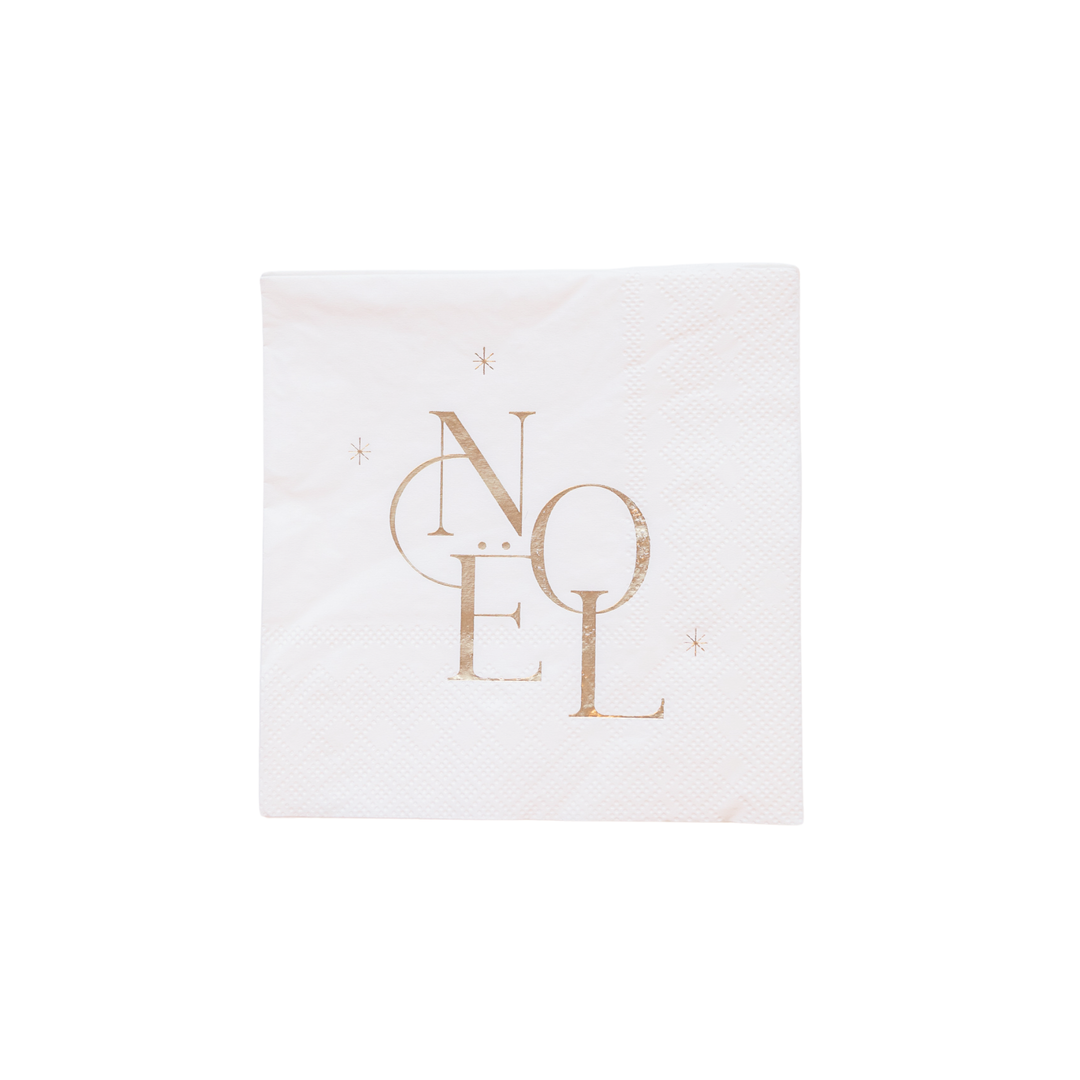 NOEL COCKTAIL NAPKINS Bonjour Fete Napkins Bonjour Fete - Party Supplies