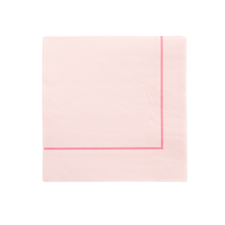 PETAL PINK SIGNATURE PARTY SUPPLIES Bonjour Fête  NAPKINS Bonjour Fete - Party Supplies