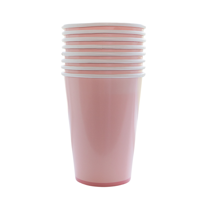 PETAL PINK SIGNATURE CUPS Bonjour Fete Cups Bonjour Fete - Party Supplies