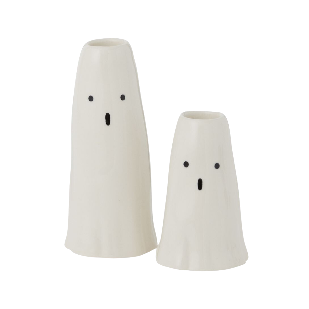 PHANTOM GHOST CANDLESTICK HOLDER Accent Decor Halloween Home Decor Bonjour Fete - Party Supplies