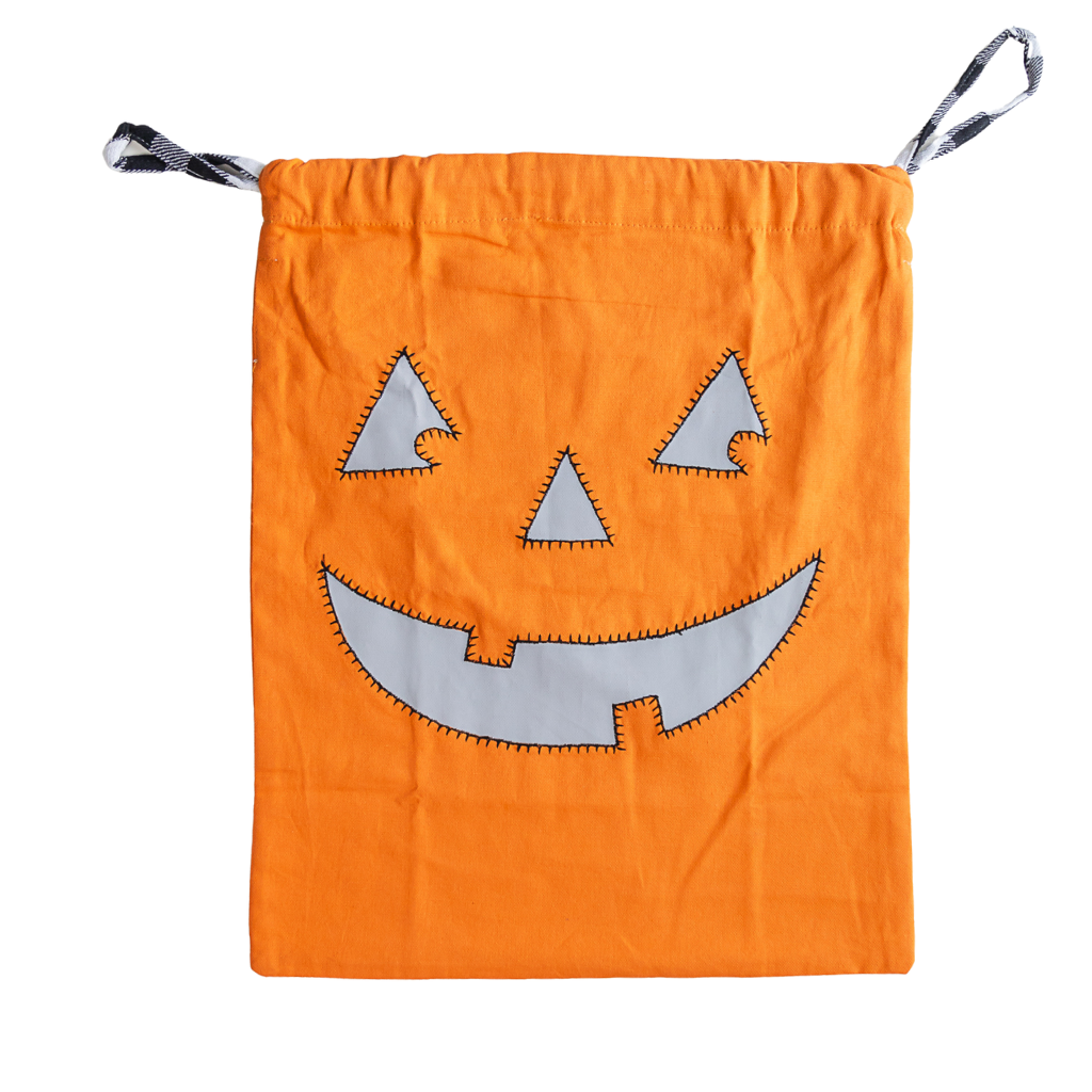 PUMPKIN PILLOWCASE TREAT BAG Mud Pie Halloween Party Favors & Boo Baskets Bonjour Fete - Party Supplies