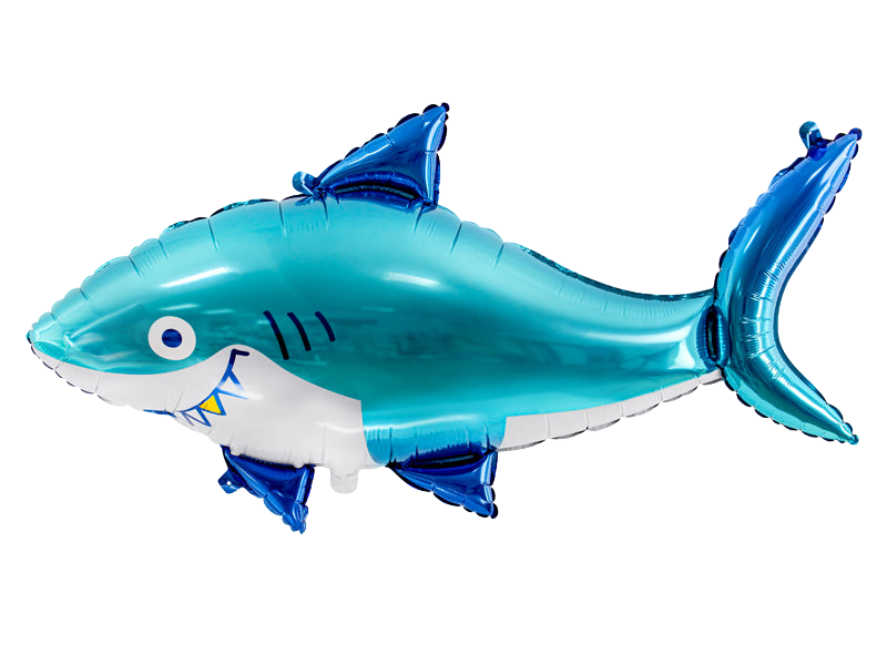 SHARK FOIL BALLOON Party Deco Balloons Bonjour Fete - Party Supplies