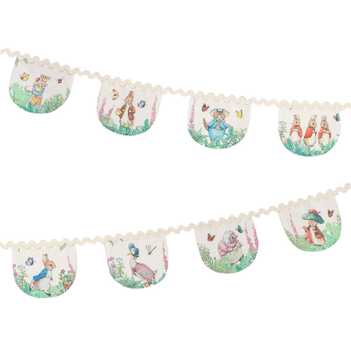 PETER RABBIT FABRIC GARLAND Meri Meri Garlands & Banners PETER RABBIT FABRIC GARLAND Bonjour Fete - Party Supplies