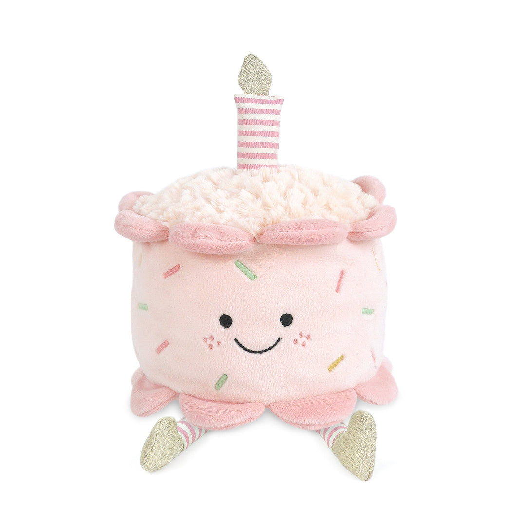 HAPPY CAKE PLUSH TOY Mon Ami Dolls & Stuffed Animals HAPPY CAKE PLUSH TOY Bonjour Fete - Party Supplies