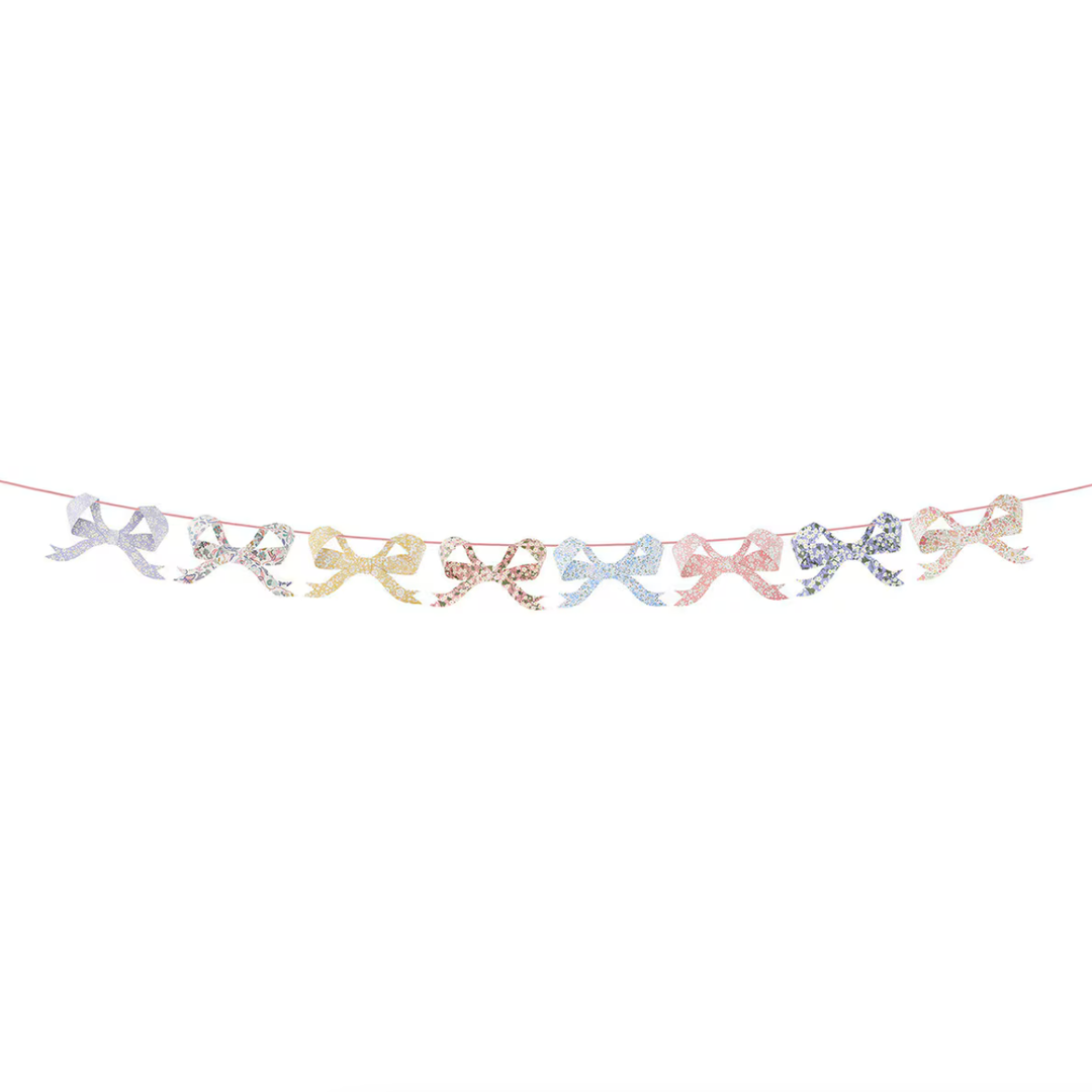 LIBERTY BOW GARLAND Meri Meri Garlands & Banners LIBERTY BOW GARLAND Bonjour Fete - Party Supplies