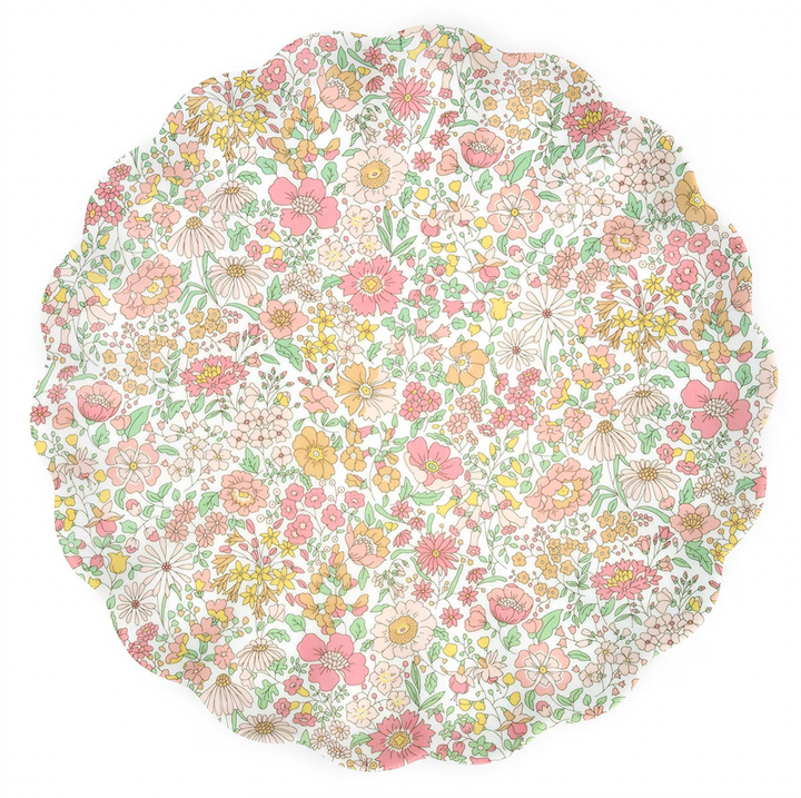 LIBERTY MIXED SET REUSABLE PLATES Meri Meri Plates LIBERTY MIXED SET REUSABLE PLATES Bonjour Fete - Party Supplies