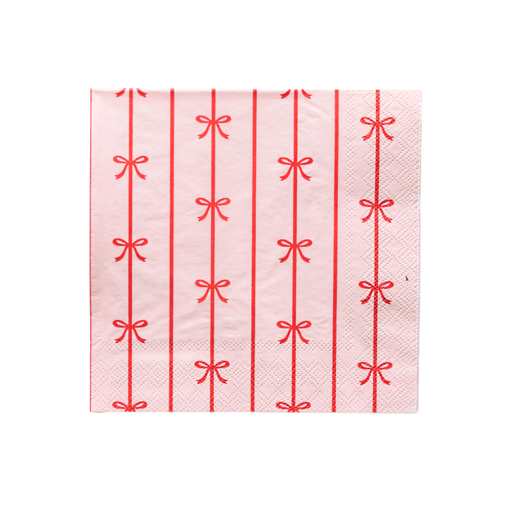 SIGNATURE BOW LARGE NAPKINS Bonjour Fete NAPKINS Bonjour Fete - Party Supplies