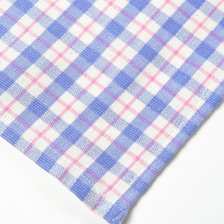 Sofia Plaid Runner in Periwinkle Blue and Pink Archive New York Kitchen Sofia Plaid Runner in Periwinkle Blue and Pink Bonjour Fete - Party Supplies